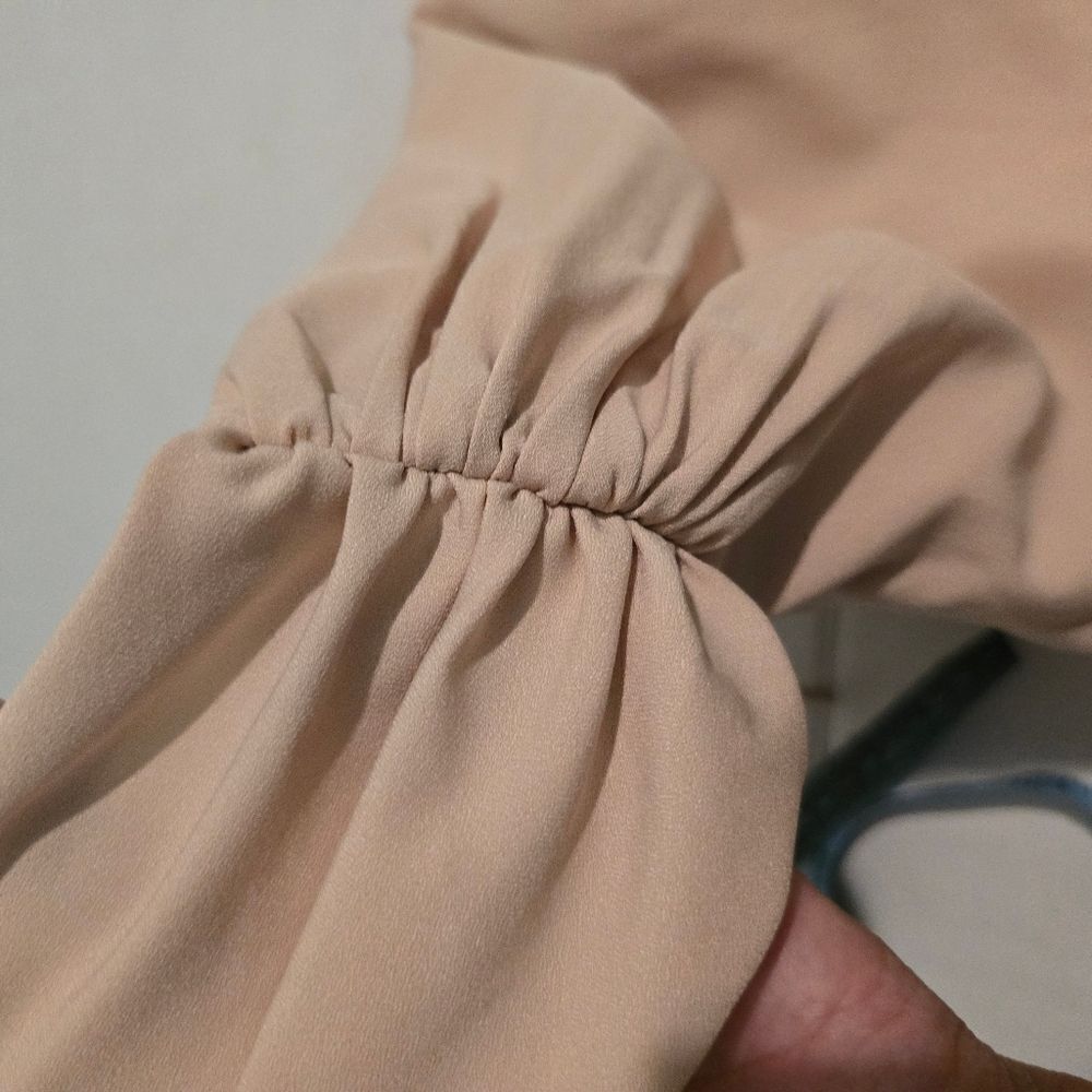 Amsale Dorothy Bridesmaid One Shoulder Dress Size 4 in Blush - Picture 3 of 10